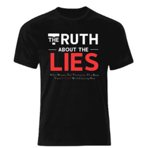 The Truth About The Lies Signature Women's T-shirt Black + ($7 shipping)